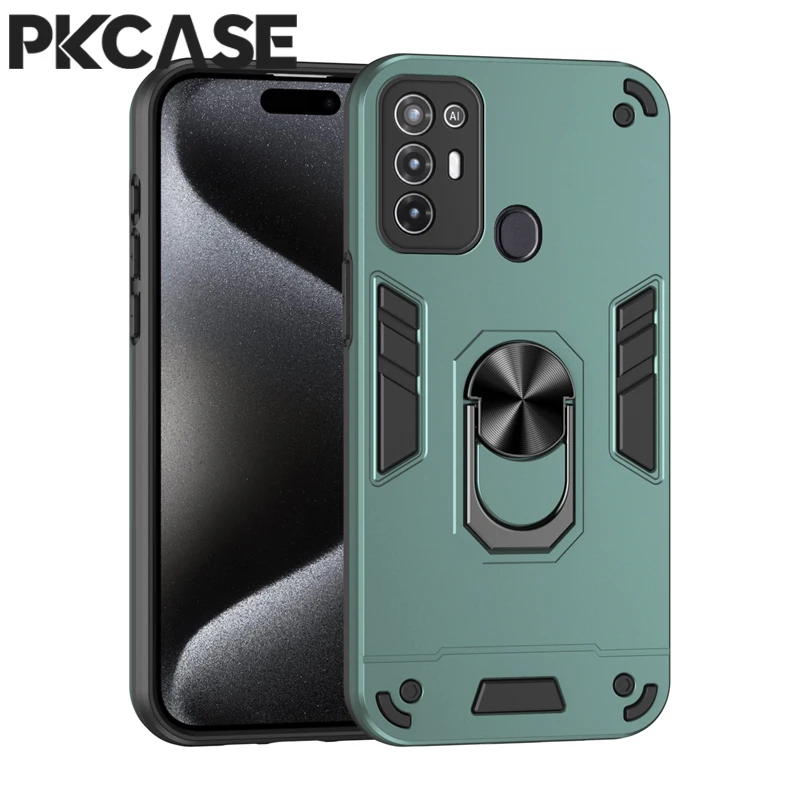 

PKCASE Holder Case For OPPO Reno 11F 10 8T 7Z 6 Lite Cover For Realme C67 C65 C55 C53 C51 C35 C33 C31 Narzo 70 60 Pro N53 N55