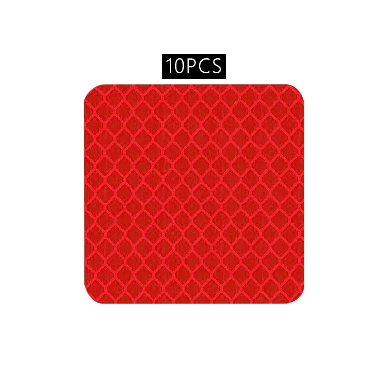 10 قطعة مقاوم للماء سيارة الوفير ملصقات عاكسة دراجة نارية تحذير شريط إضاءة طويل آمن عاكس ملصقات ليلة القيادة صائق #6