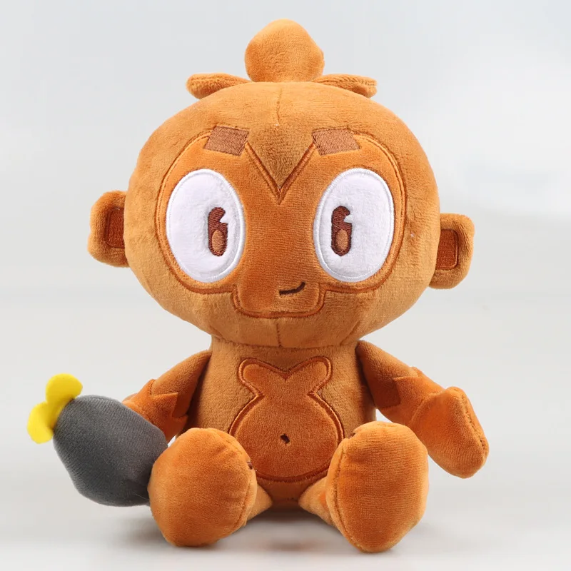 Dart Monkey Plush Toy 2026 New Cute Game Character Plushie Soft Stuffed Animal Doll Kawaii Kids Gift Room Decor Collectible