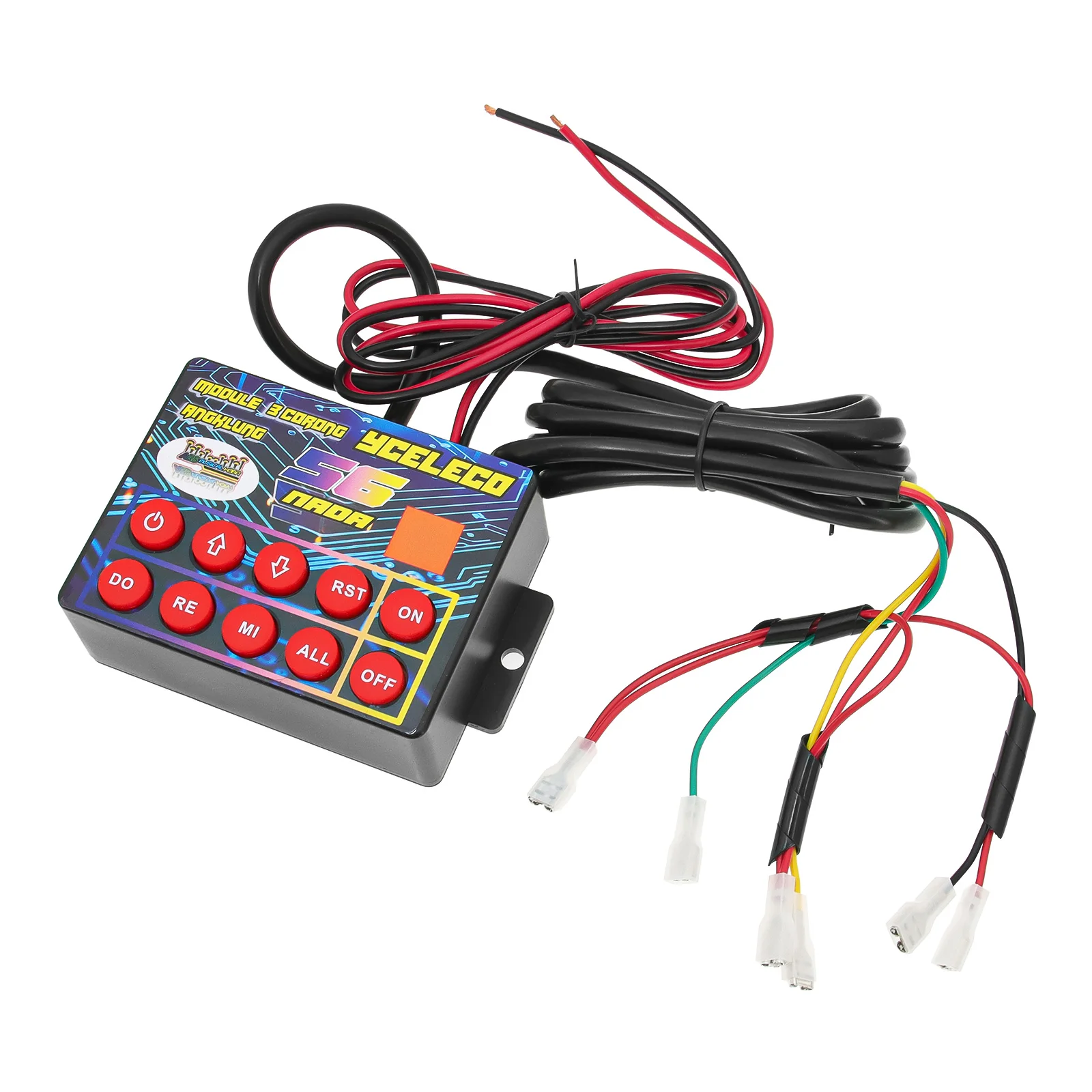 12V Musical Air Horn 56 Melodies Universal Car Electronic Horn Controller Musical Controller Regulator for Car Boat Truck Marine