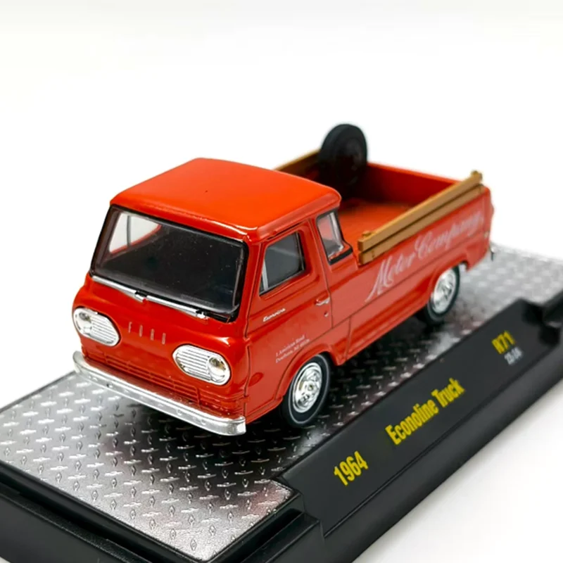 

M2 1:64 Масштаб1964 Экононовый грузовик из сплава, имитация модели автомобиля, статическая коллекция, украшенные праздничные подарки, игрушки, сувенирный подарок