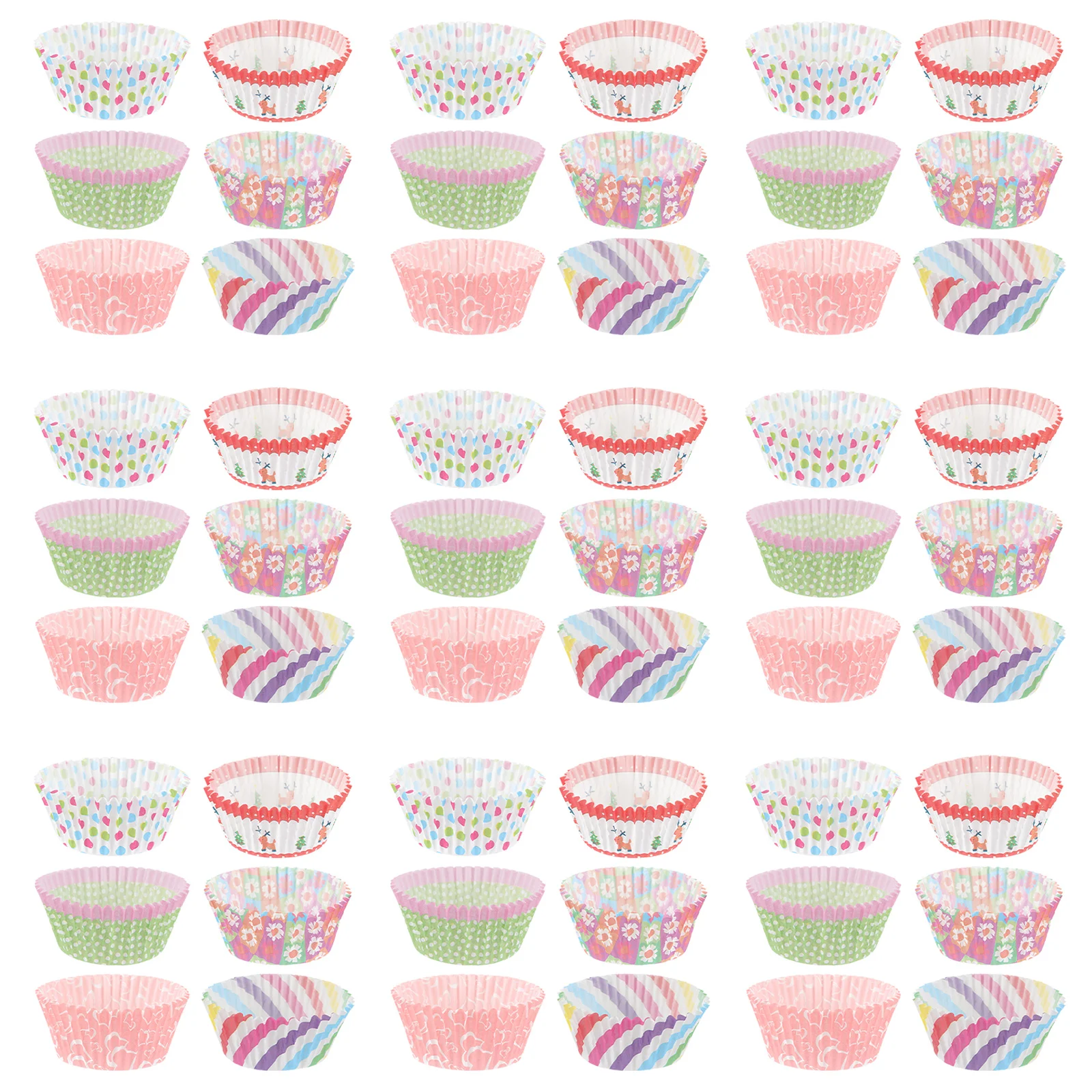 

500 Pcs Cupcake Holder Muffin Cups Paper Baking Shop Food Grade Mei Niang Storage