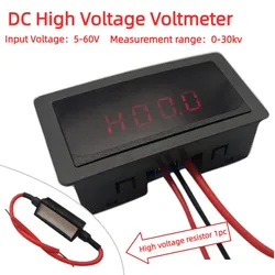 DC30KV50KV High Voltage Meter DC Digital Display High Voltage Voltmeter High Voltage Tester Electrostatic Generator