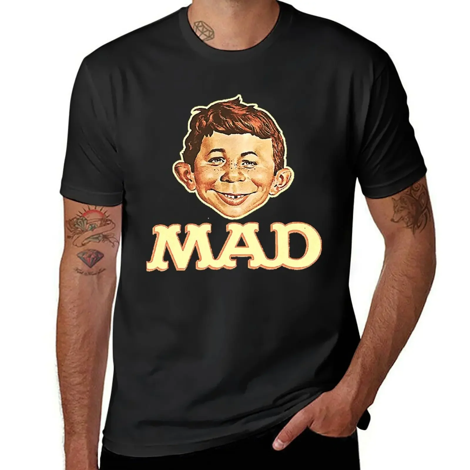 Mad Magazine [Vintage Distressed] T-Shirt cute clothes anime clothes hippie clothes vintage t shirts t shirt men 100℅ cotton