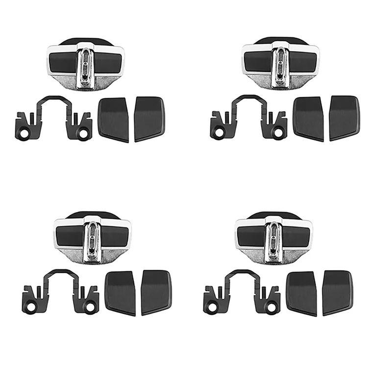 4 Sets Door Stabilizer Door Lock Protector Latches Stopper Cover For Lexus All Series ES GX460 LC LS LX NX RX UX