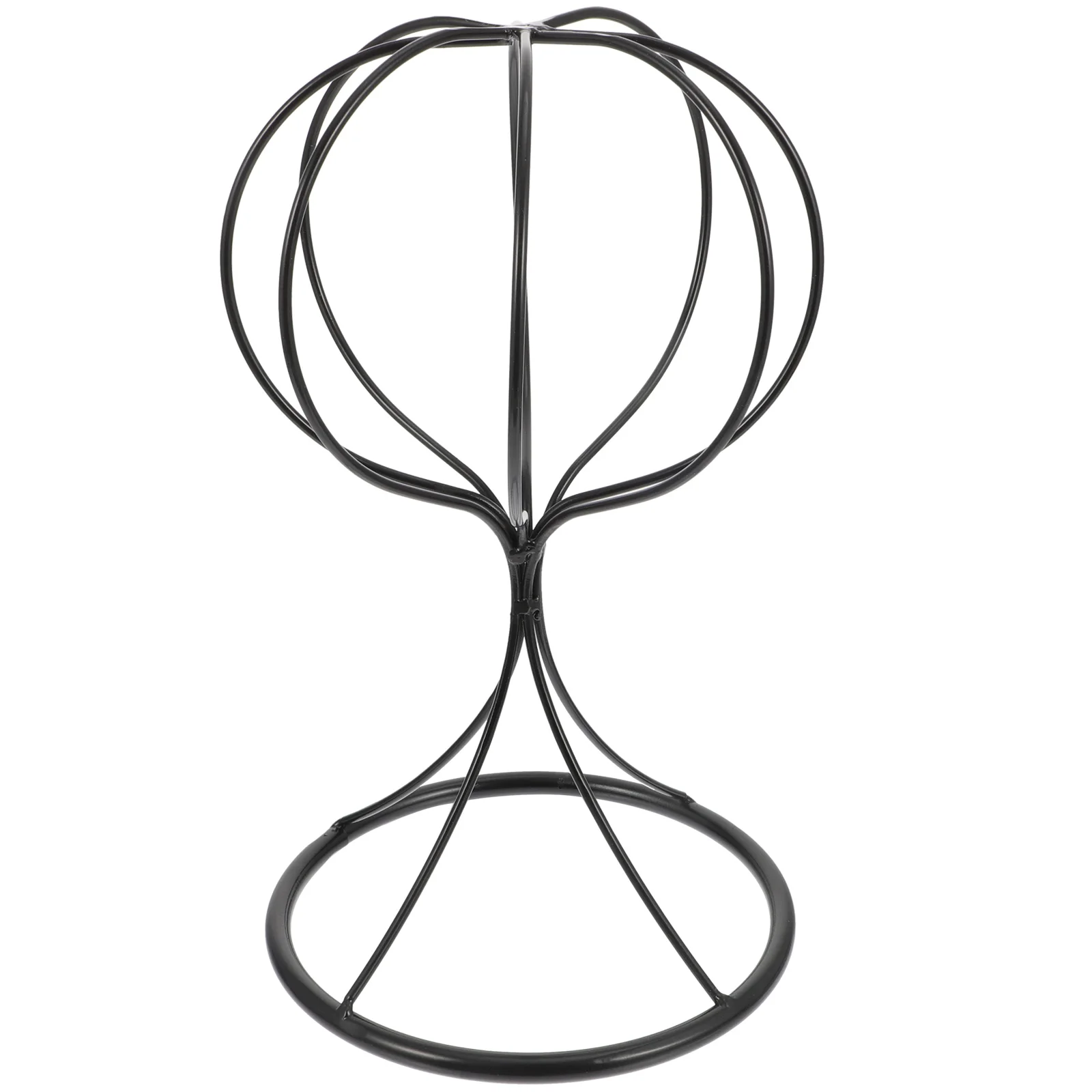

Iron Hat Stand Dome Shaped Adjustable Display Rack for Hats Wigs Decorative Caps Holder Easy Install Space Saving