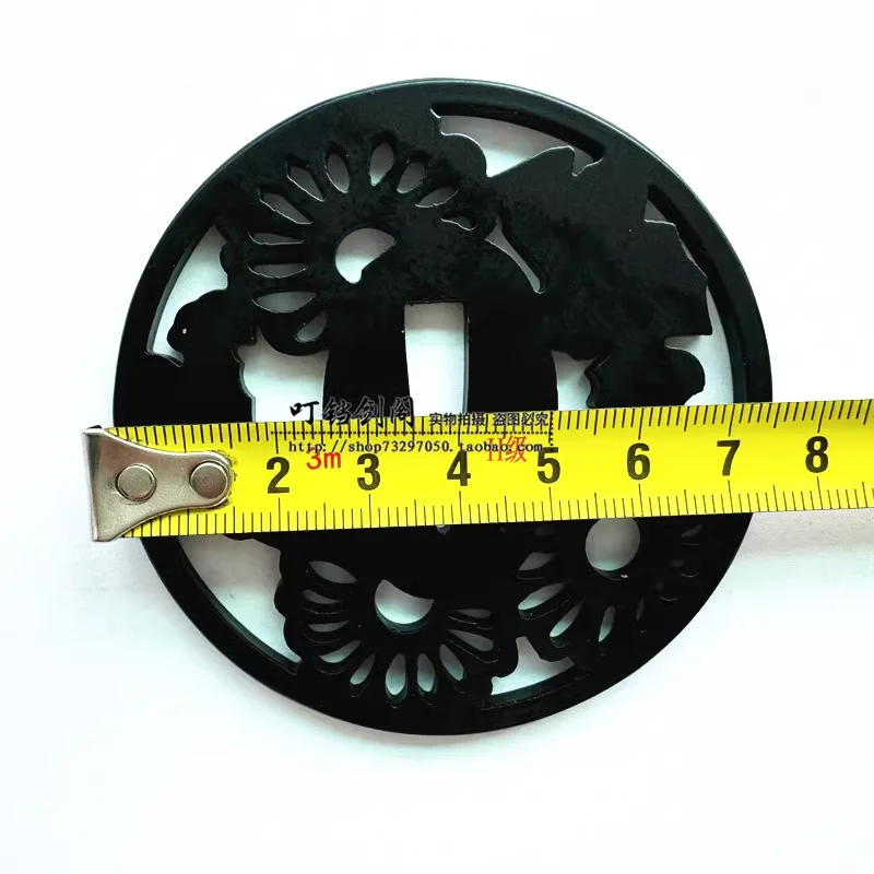 سيف الساموراي كاتانا الياباني حديد تسوبا القطر الخارجي: 77 مم، السُمك 4 مم، لشفرة بعرض 32 مم وسمك 7 مم #3