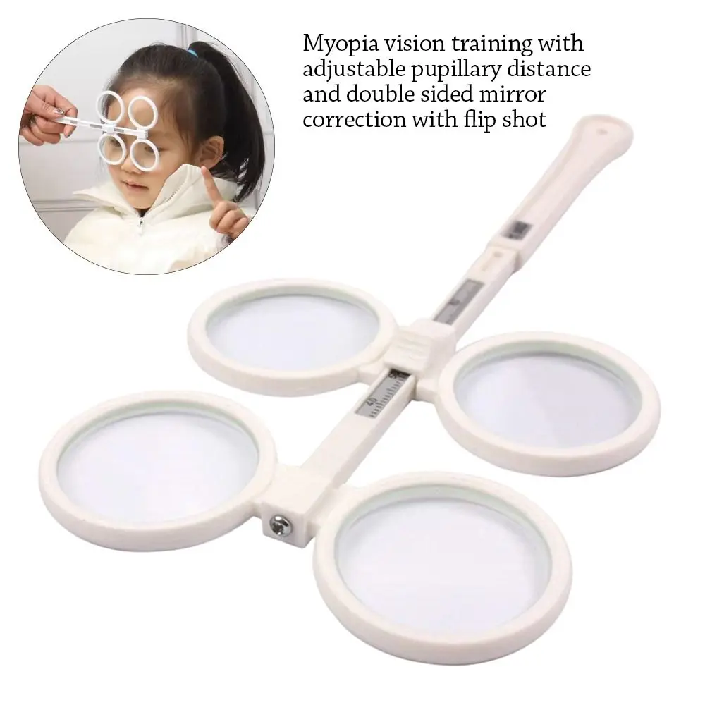 Adjustable Eye Protection Optical Flipper Ultralight 4 Lens Ophthalmic Holder Plastic Eye Trainer Men Women