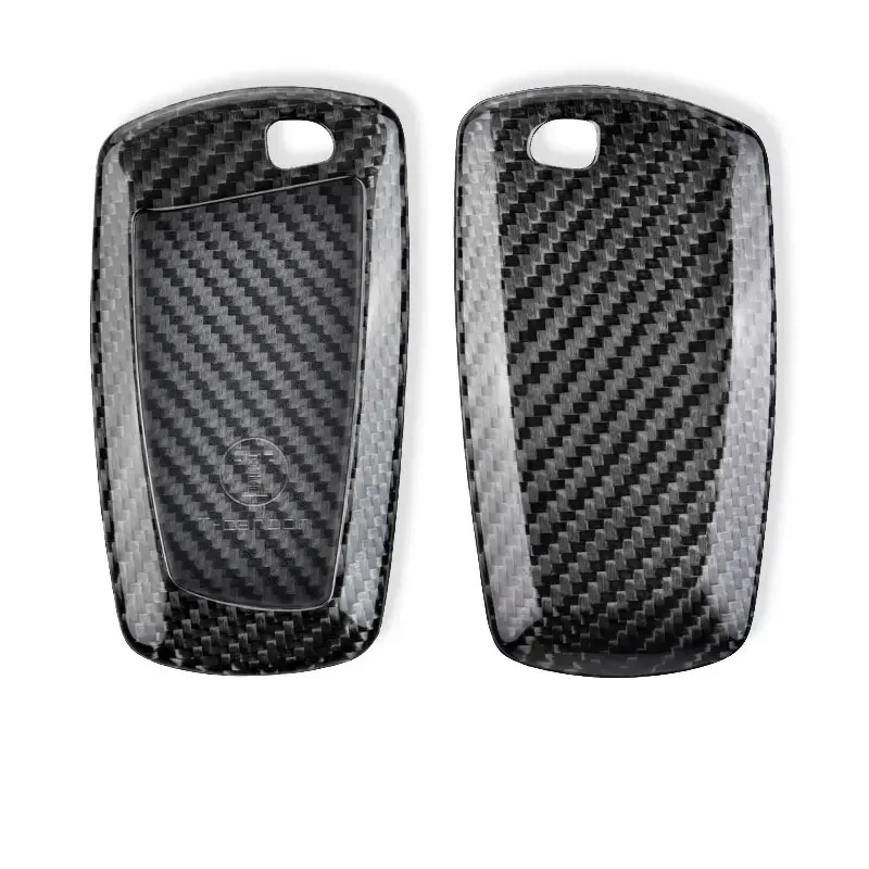 Coque de protection porte-clés en fibre de carbone, coque de clé, étui protecteur, accessoires de voiture, BMW 1, 2, 3, 3, 4, 5, 5, 6, 7, Bery Tage, M2, M3, M5, M6