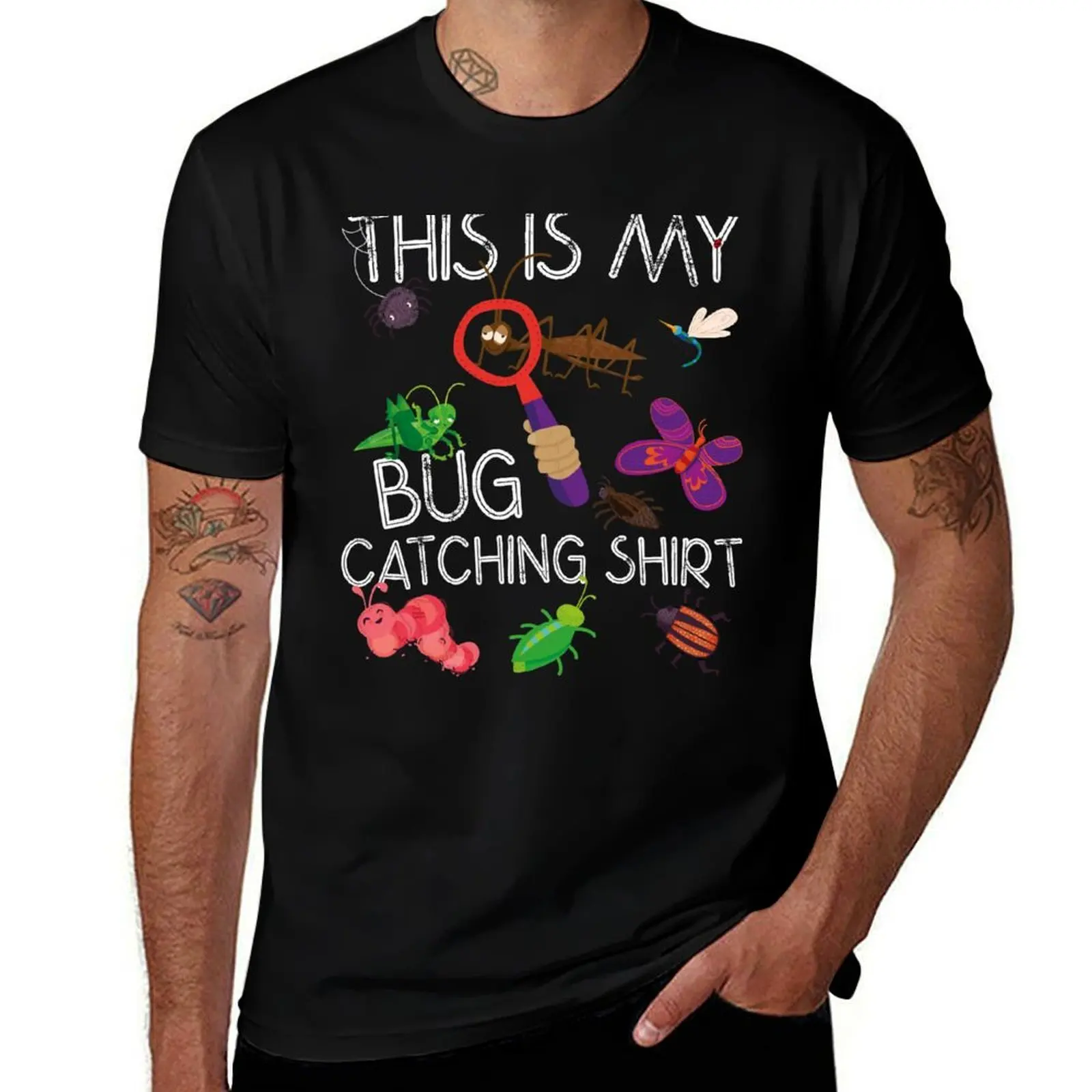 This Is My Bug Catching Shirt - Fun Insect Design For Boys & Girls T-Shirt Durable Work Wear T-Shirt