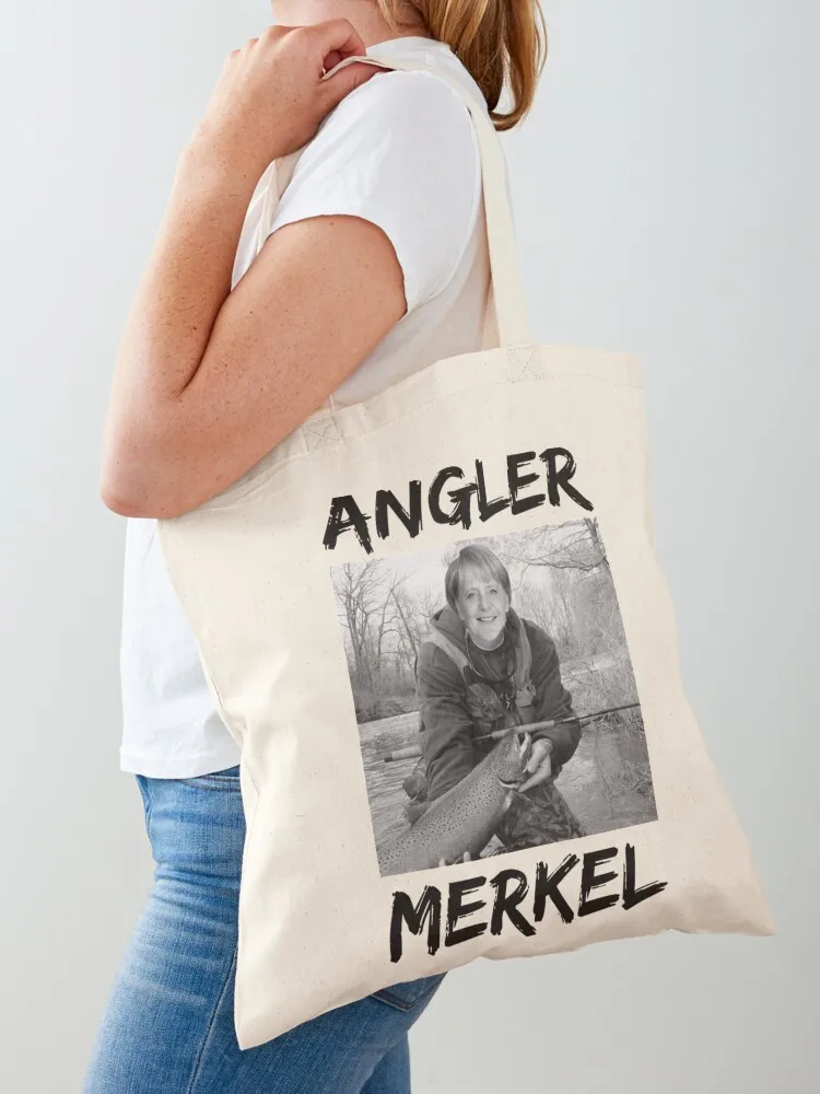

Angler Merkel Tote Bag tote bag custom Canvas stote bag for beach reusable shopping