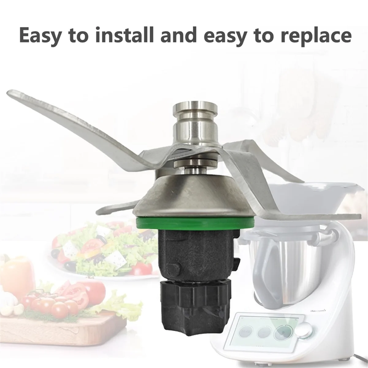 شفرة بديلة لـ Vorwerk Thermomix ، ملحقات محضرة الطعام ، سكين الفولاذ المقاوم للصدأ ، أجزاء الرأس ، TM5 ، TM6