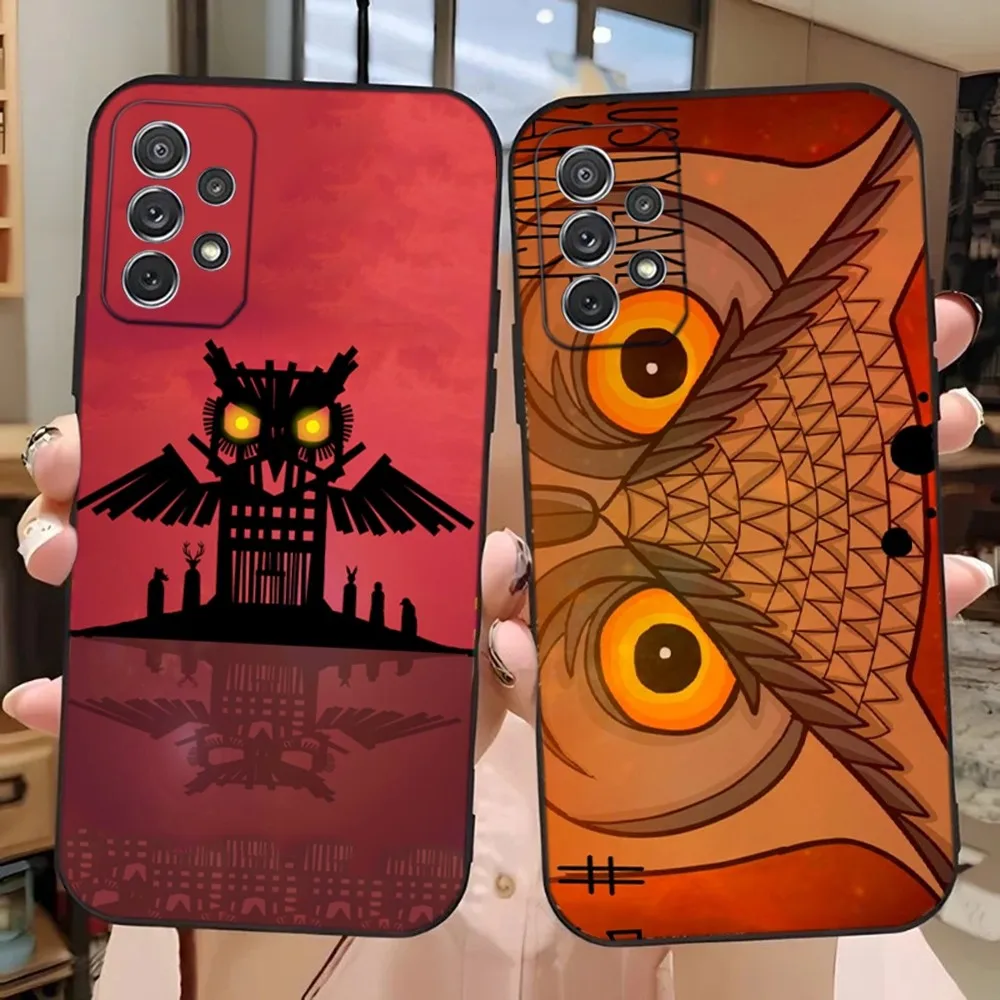 R-Rusty Lake Game Phone Case For Samsung Galaxy A13,A21s,A22,A31,A32,A52,A53,A71,A80,A91 Soft Black Phone Cover