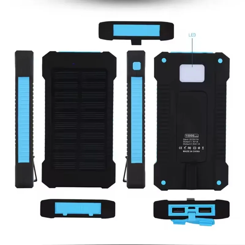 20000mAh Solar Power Bank Large Capacity Super Fast Charging Outdoor Portable External Battery for IPhone Huawei Samsung view 6