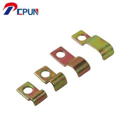 4mm/6mm Dia/Single Side/Double Fixture Oil Tube/Pipe/Hose Clamps PC-1206 For Centralized Lubrication System/CNC Machine Center