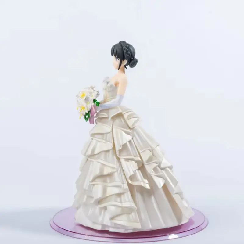 22cm Rascal Does Not Dream Of Bunny Girl Senpai Makinohara Shoko In Wedding Dress Anime Girl Figure Boys Collection Desktop Toys