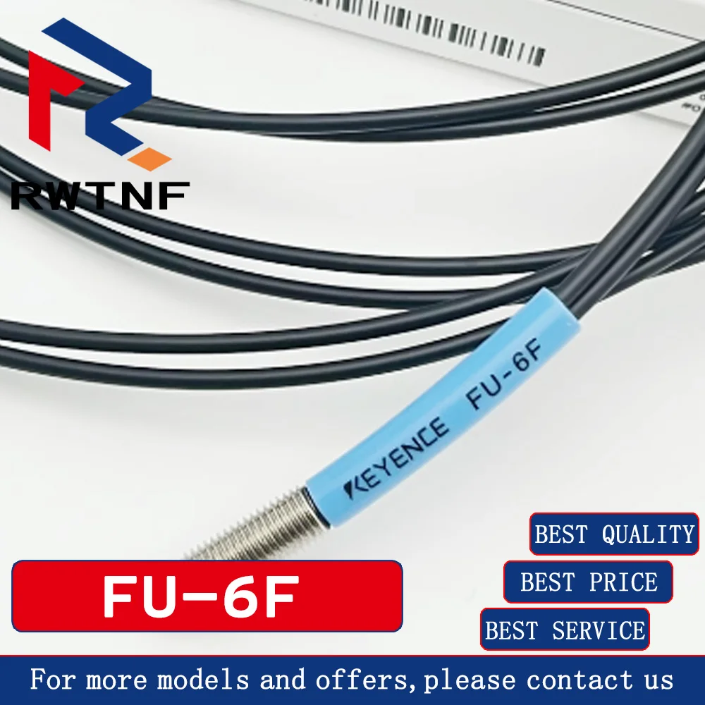 العلامة التجارية الجديدة حقيقية KEYENCE FU-6F عاكس M6 الألياف البصرية الاستشعار #5