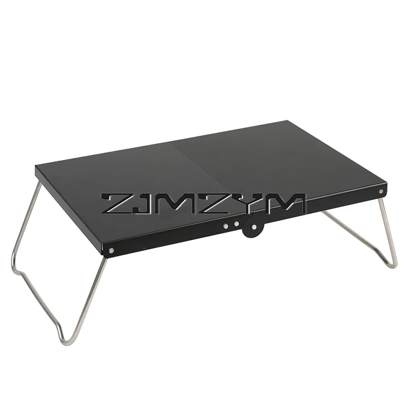 Mesa plegable ultraligera para acampar al aire libre, mesa de aluminio para senderismo, Picnic, portátil, Mini café, pequeña barbacoa Teatable