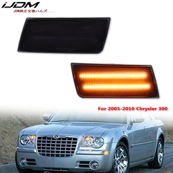 For Chrysler 300 300C 2005-2010 2PCS LED Side Marker Light Amber Front Bumper Turn Signal Light,Replace OEM Sidemarker Lamps