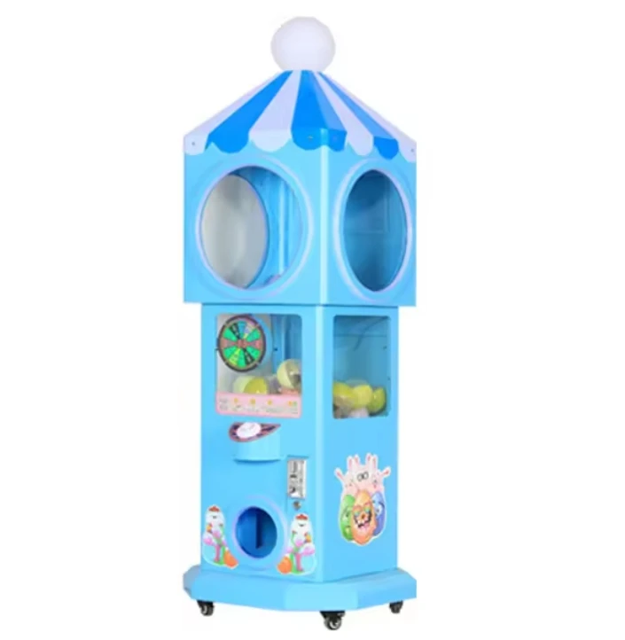 Hot Sale Popular Gachapon Machine Capsule Children's Mini Love Elastic Ball Coin Egg Twist Machine