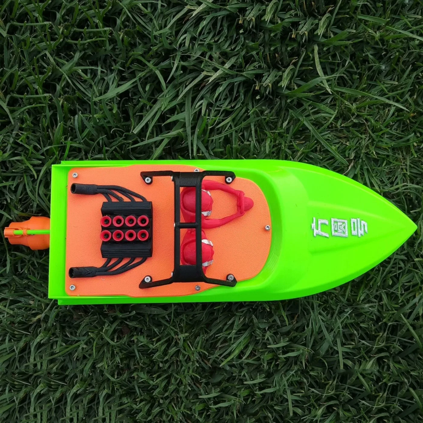 RC船 25cm 高級ミニリモコンジェットボート 高速 ​ ​ ブラシレスモーター RC 船舶模型 RTR 船のおもちゃ 男の子のおもちゃ