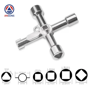 מעלית משולש מפתח רב תכליתי אוניברסלי פנימי ארבע פינות דלת דלת חור מרובע