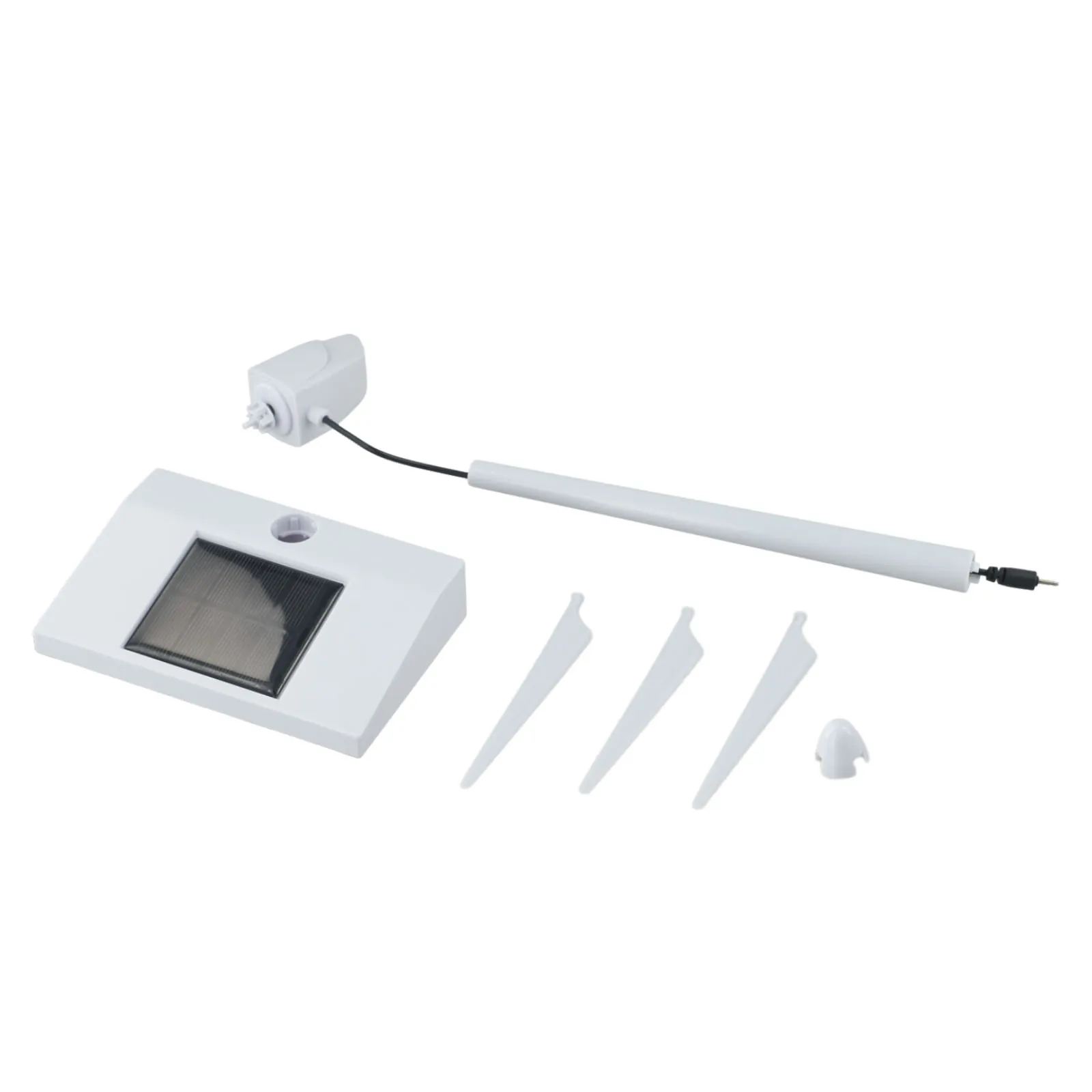 Desktop Windmill Craft Base Size 140*90*30mm Solar Powered Windmill ABS Engineering Plastic Bright Light Activated