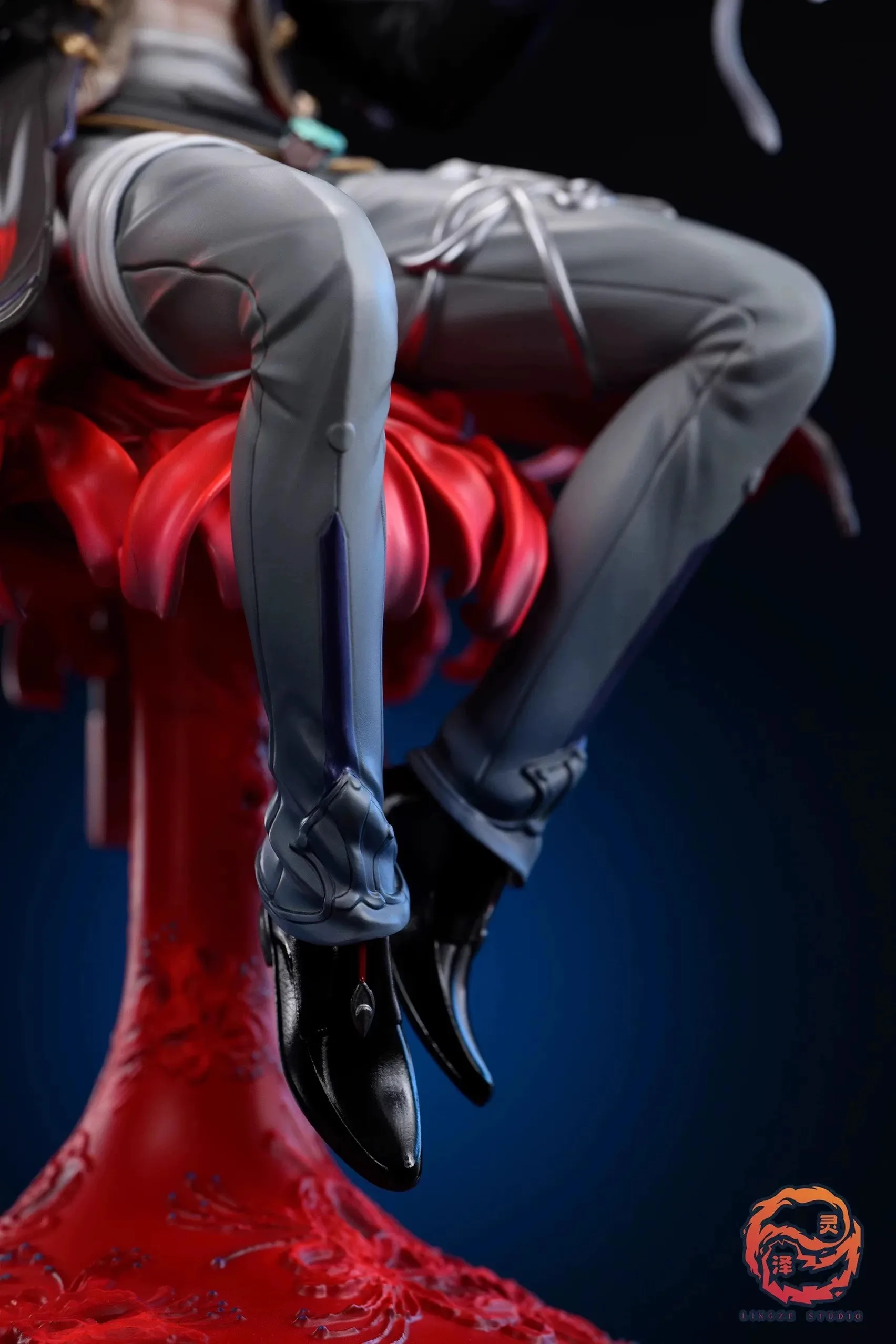 39.5Cm Hars Lingze Studio Gk Honkai: Star Rail Blade Game Action Figure Collectible Model Garage Kit Standbeeld Speelgoed gift