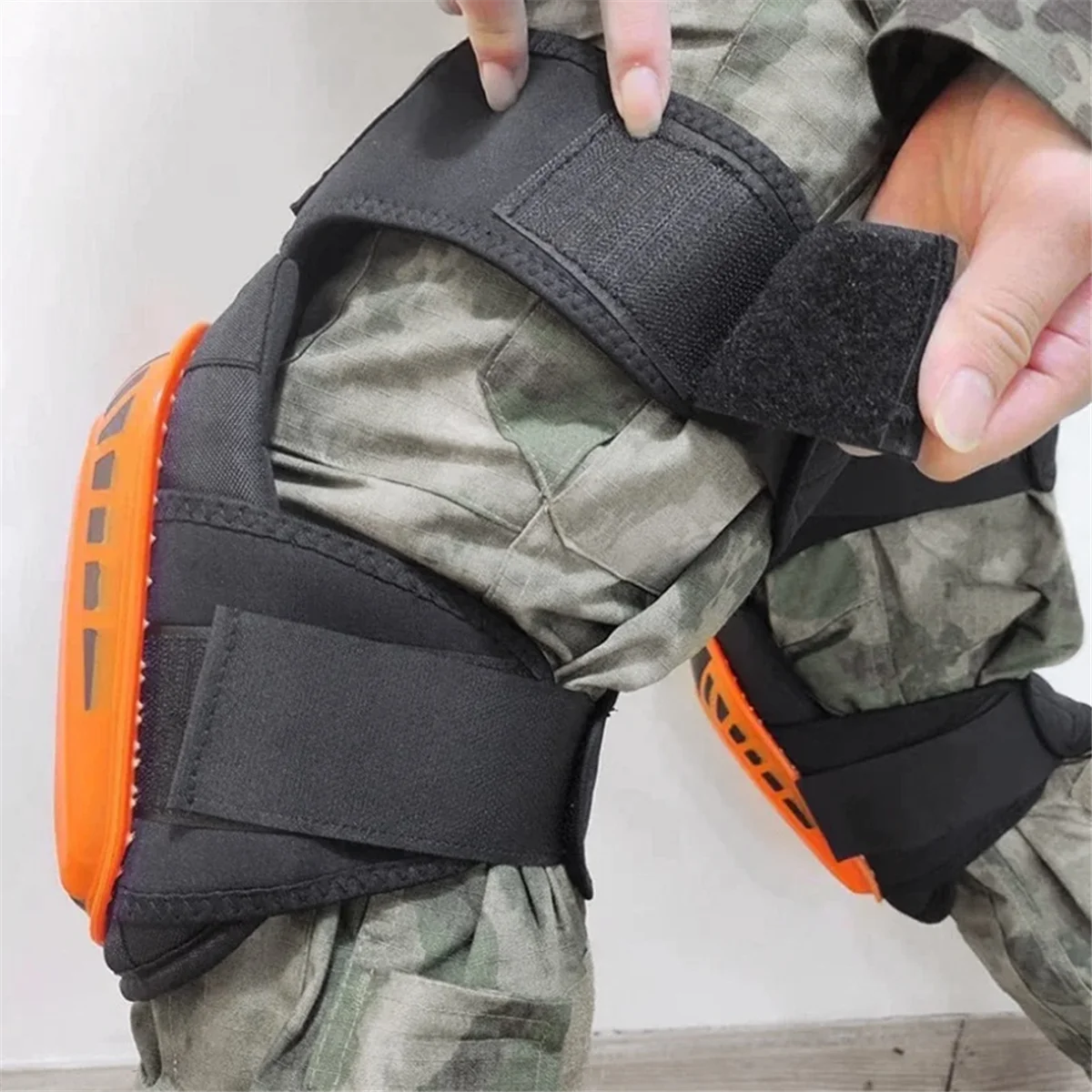 

A40T 2PCS Knee Pad for Work-Heavy Duty Support Kneepads with Anti-Slip Straps for Construction Flooring Gardening Black