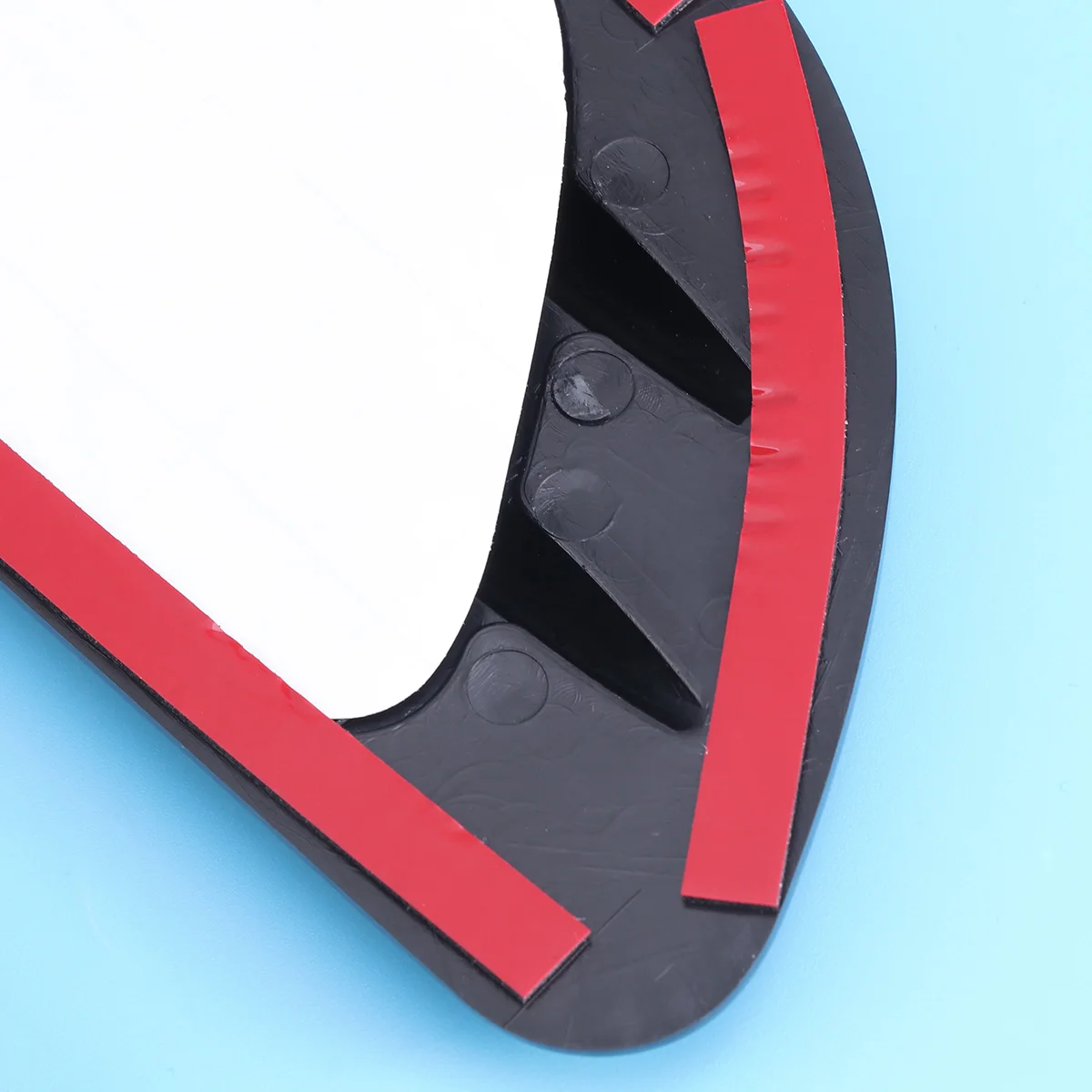 

2pcs Side Vent Stickers Black ABS 21x8x1cm Car Decor SUV Air Flow Shark Cover Grille Vents Accessories