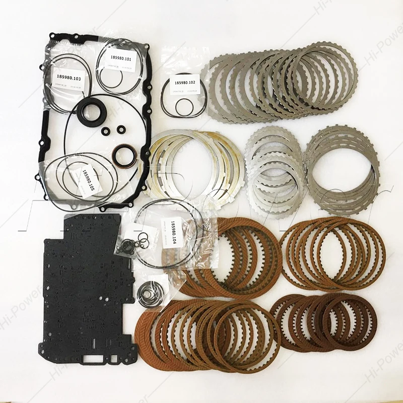 09D TR60-SN Transmission Master Repair Friction Steel Plates For VW Audi Porsche Touareg O9D TR60SN Gearbox Disc Overhaul Kit