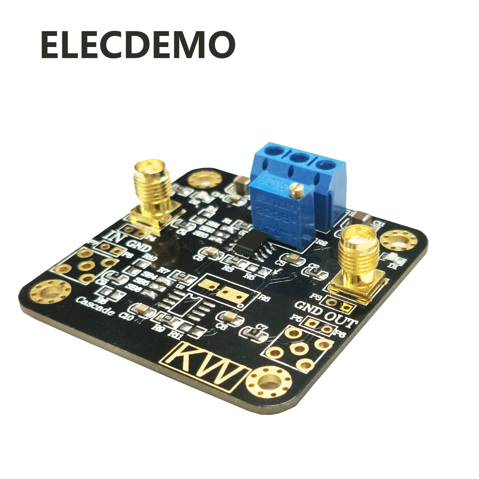 Precision Op-Amp Module, High Speed High Input Impedance, Cascade Dual Op-Amp, Low Noise Low Distortion, DIY PCB Board,OPA627