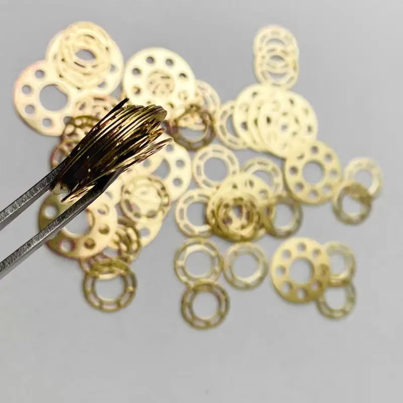 

2pcs/lot Fold Knife Brass Washer Copper Gasket for Chris Reeve Large Sebenza Umnumzaan Knives Metal Flat Cushion Repair Parts