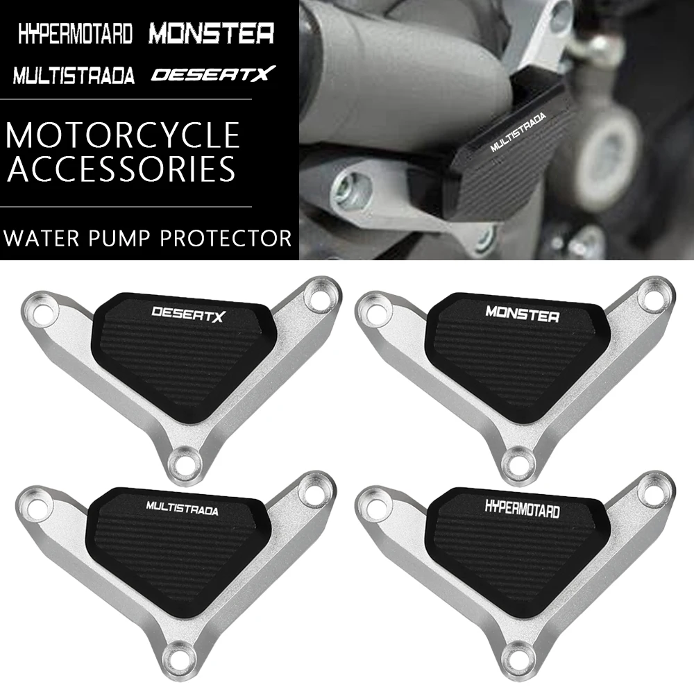 

Motorcycle Water Pump Guard Pump Protection For Ducati HYPERMOTARD 939 950 SP MONSTER 1200 1200S 821 MULTISTRADA 1200 1260 950/S