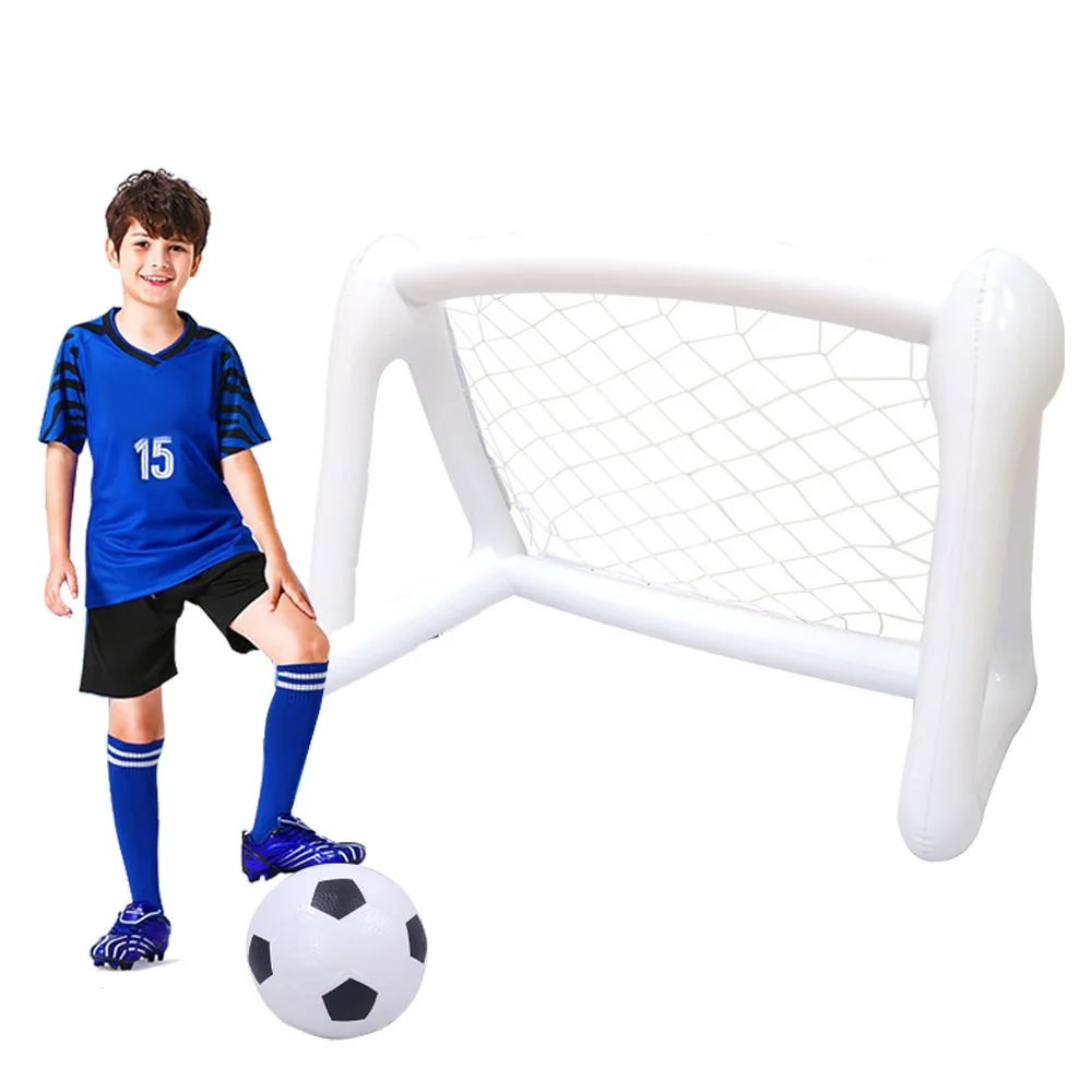 Inflatable Soccer Goal Outdoor Play Toys for Soccer Birthday Party Decor Sports Soccer Training Accessories Kids Birthday Favors