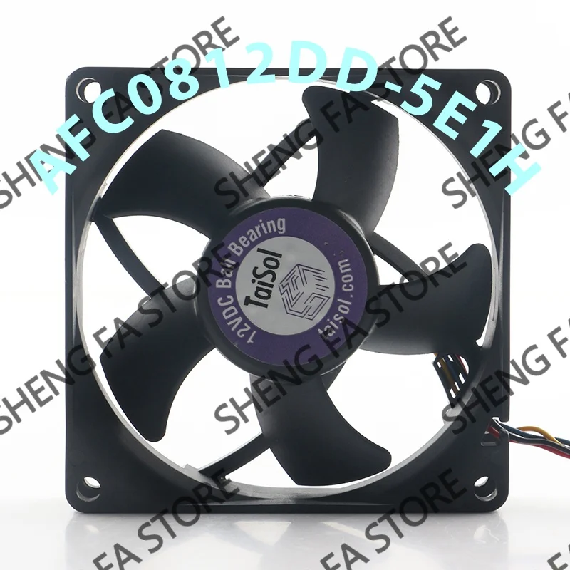 AC EC 8020 80X80X20MM 8CM Ball PWM High air Volume Automatic Speed Control Delta 24V 48V DC 12V 0.75A AFC0812DD-5E1H Cooling Fan