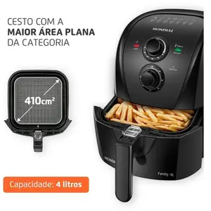 Elektrische Fritteuse ohne Öl/Luft -Fritteuse -Mondial - 220 V 12 Hauptverkäufe Elektrische Breitmaschine - №6