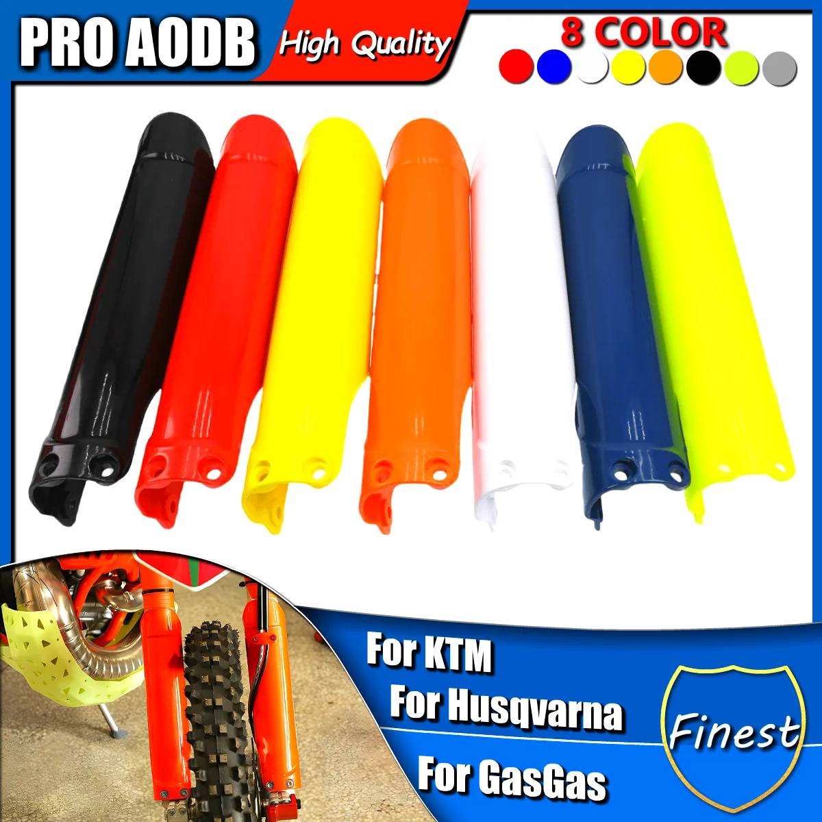 

Motorcycle Dirt Bike Enduro Fork Protection Cover Shock Absorber Guard For Husqvarna TE FC TC 125-450 For KTM EXC XC XCW SX XCF