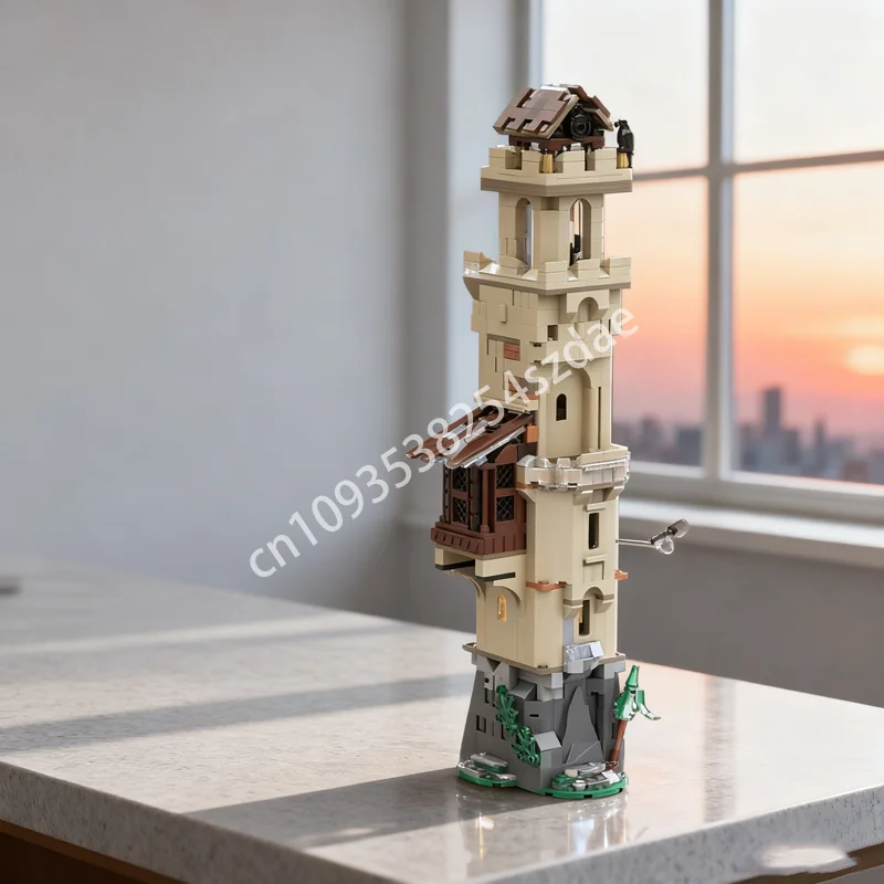 594 قطعة MOC Cliffside المنارة هاري نموذج اللبنات العمارة لتقوم بها بنفسك اللعب الإبداعية هدية الكريسماس فكرة للأطفال #1