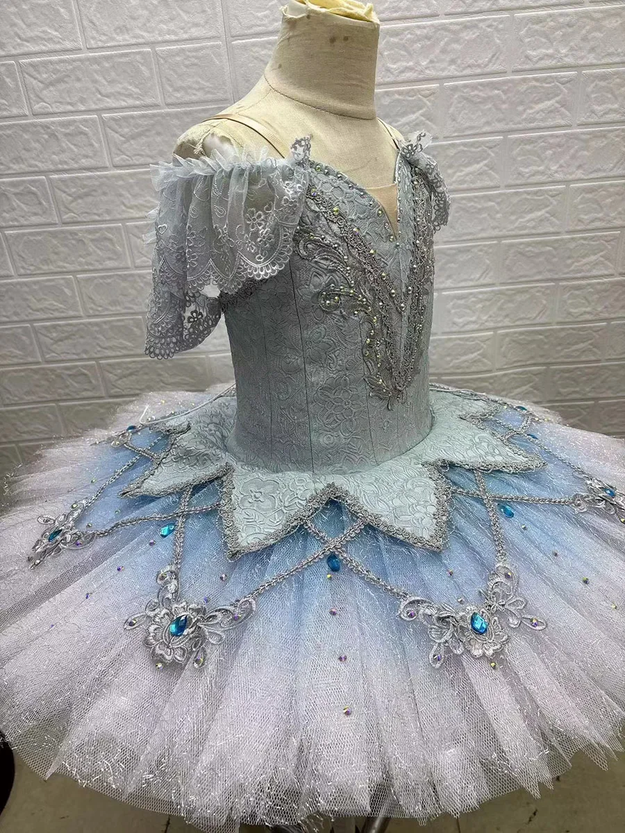 Ballet Tutu Professional Dance Costume Women Girls Child Adult Custom Size Perfomance Competition Dress Stage Dance Wear