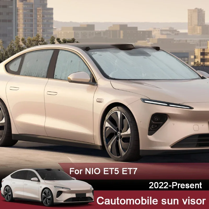 

Car Sunshades UV Protection Cover For NIO ET5 ET7 2022-2025 Window Curtain Sun Visor Windshield Cover Auto Accessory