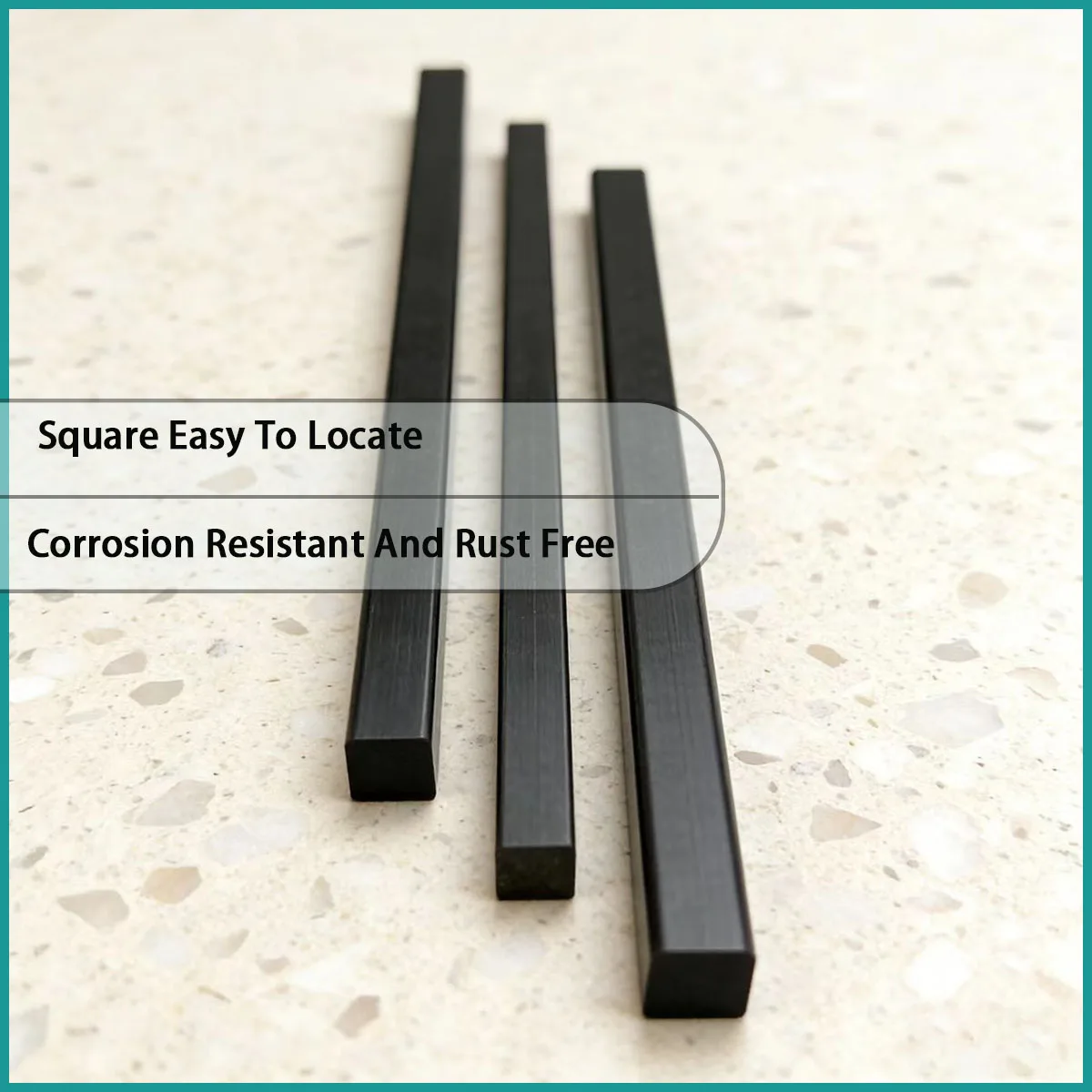 Square solid carbon fiber rod with a side length of 1.4-20mm is used for mechanical structural