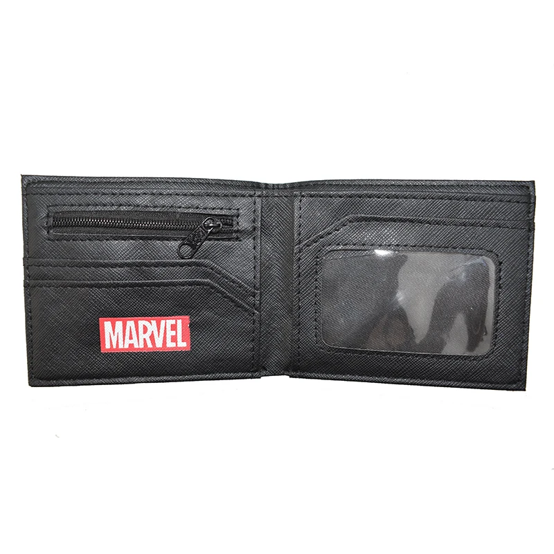 Miniso Comics Marvel Hero Venom Wallet PVC Short Pures with Coin Purse