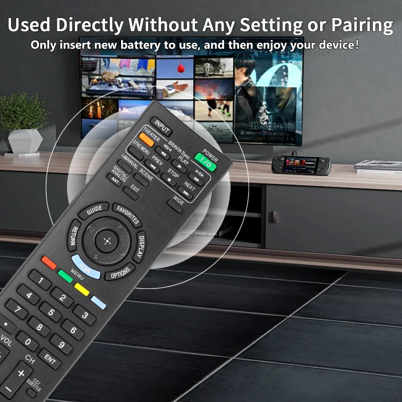 RM-YD049 RMYD049 For Sony Remote Control, For Sony LCD TV RMYD049 KDL-32EX707 KDL-32BX305