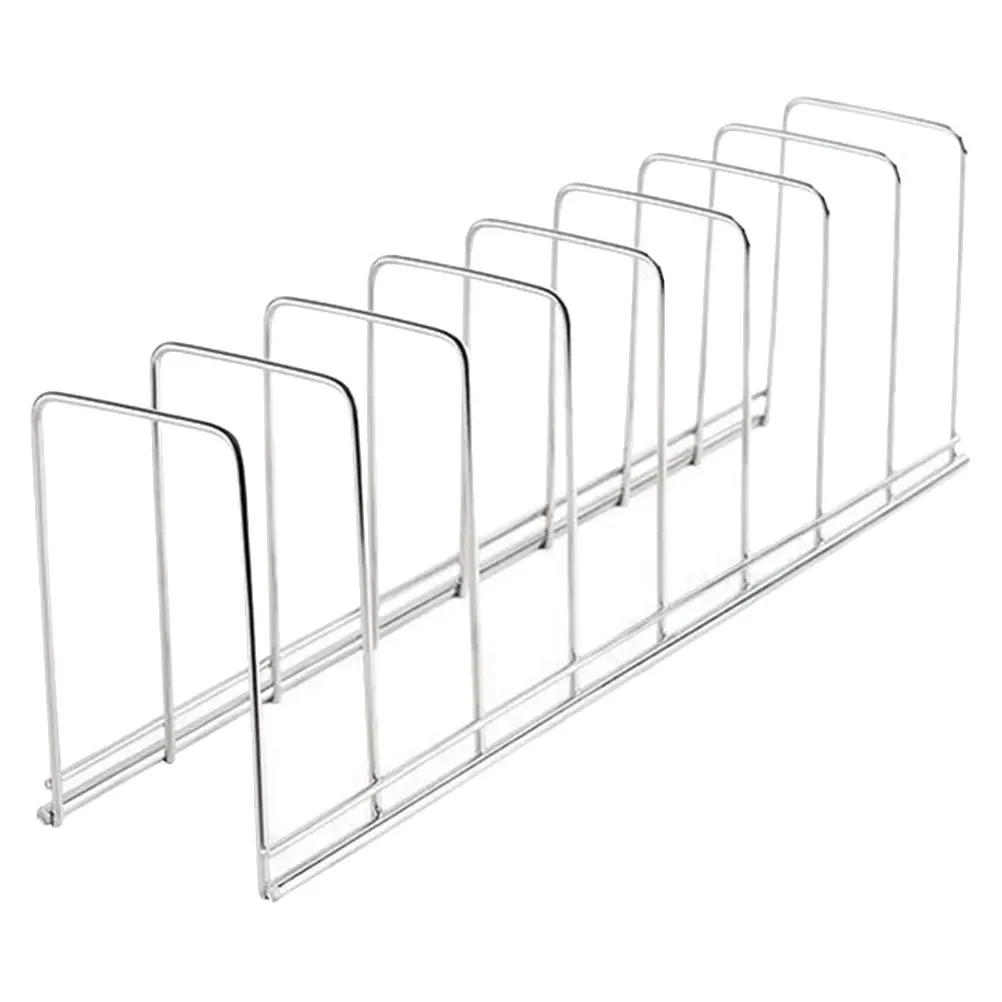 Stainless Steel Bowl 8-Tier Dish Drying Rack For Kitchen Counter Tableware Drain Stand Dish Storage Rack Kitchen Supply