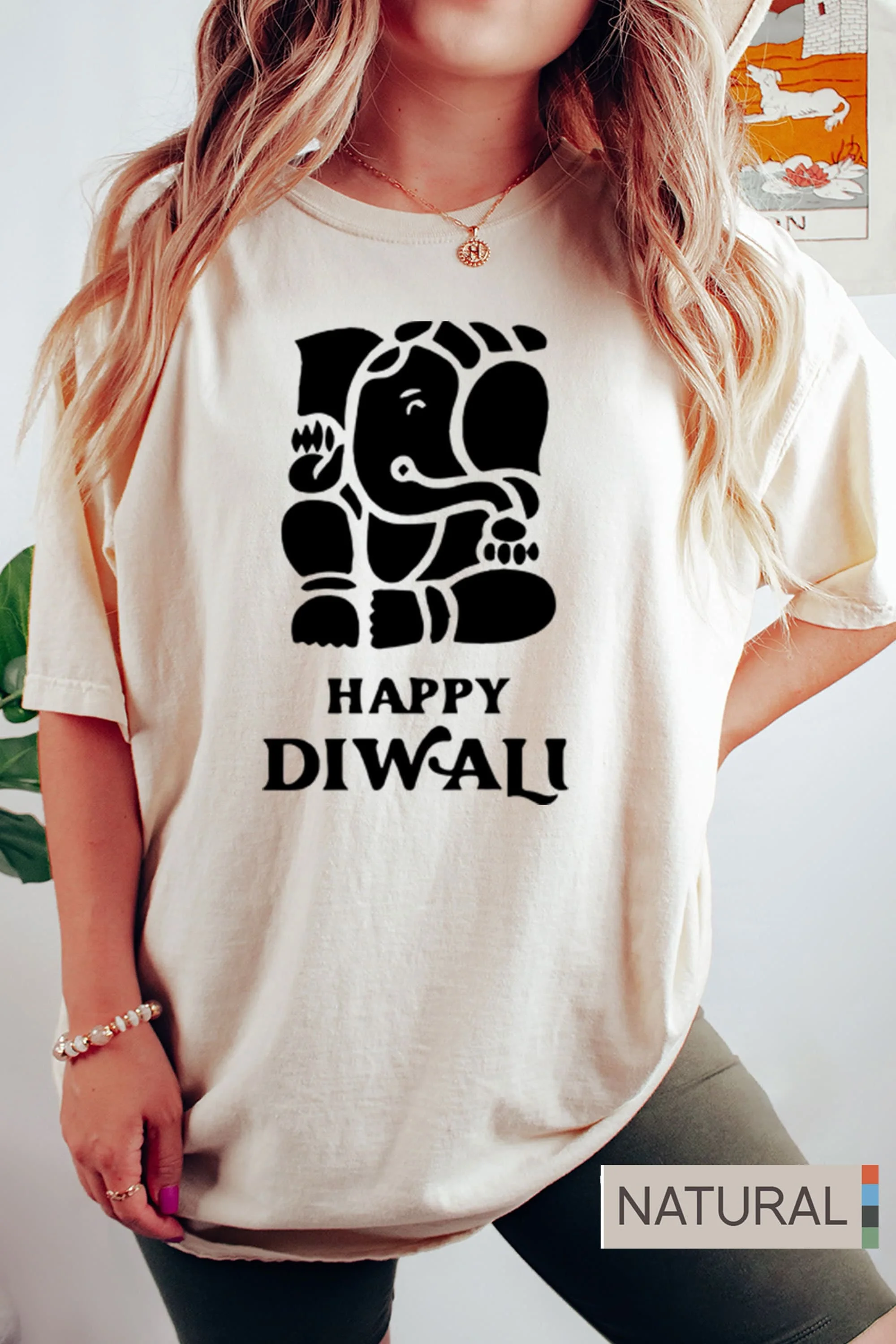 Elephant God T Shirt Happy Diwali Lord Ganesha Indian Pride Funny Festival Hinduism Comfort Colors