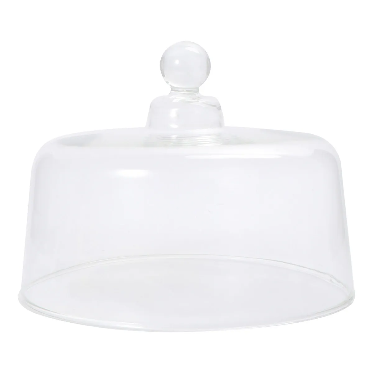 

1Pcs Glass Cover for Cake Dessert Display Transparent Food Dome Cover Lightweight Easy Clean Refrigerator Safe Storage