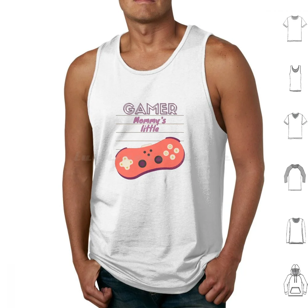 Camisetas sin mangas con estampado de Mommy's Little Gamer, de algodón, Mommys Little Gamer, Mommy Gaming, Little Gamer, Twitch, Gamecube, Juegos