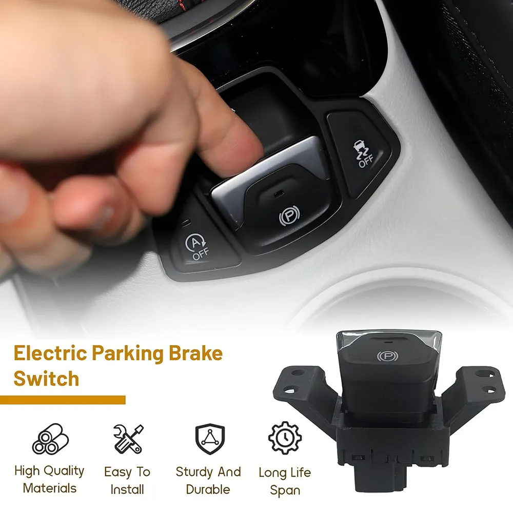 For Jeep Cherokee 2014 2015 2016 2017-2021 Electronic Parking Brake Switch Hold Hand Pull Button 68141759AB 68141759AA