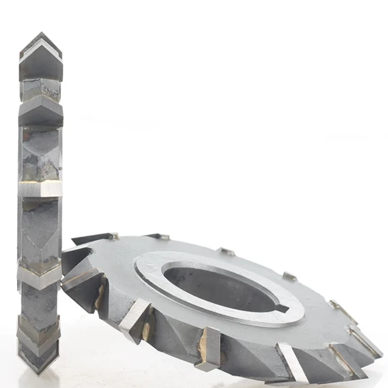 1pc  Carbide Double Angle Milling Cutter V Shape Slot Trapezoid Slot